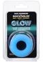 Rock Solid Lifesaver Glow In The Dark Silicone Cock Ring - Blue