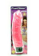 Pearl Shine Dildo 9in - Pink